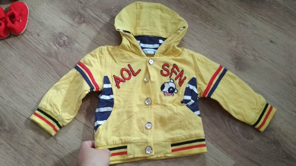 Kinder Bekleidung Jacket mit Hose gebraucht gelb in Coburg