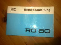 Betriebsanleitung RO 80 Audi NSU Auto Union AG Bayern - Westerheim Vorschau