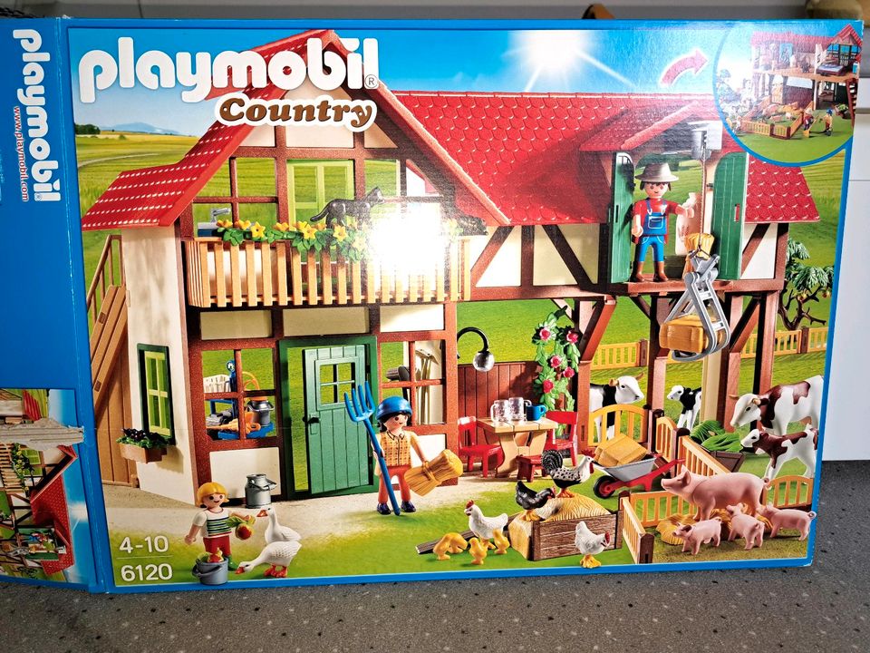 Playmobil Bauernhof 6120 und ganz viel Zubehör in Wurzen
