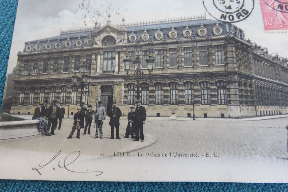 Alte Ansichtskarte Postkarte Frankreich Lille Le Palais Universit in Eging am See