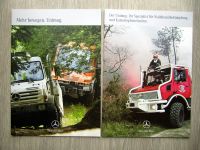 2x Mercedes Unimog Prospekt 2007 Feuerwehr Waldbrand Katalog Baden-Württemberg - Isny im Allgäu Vorschau