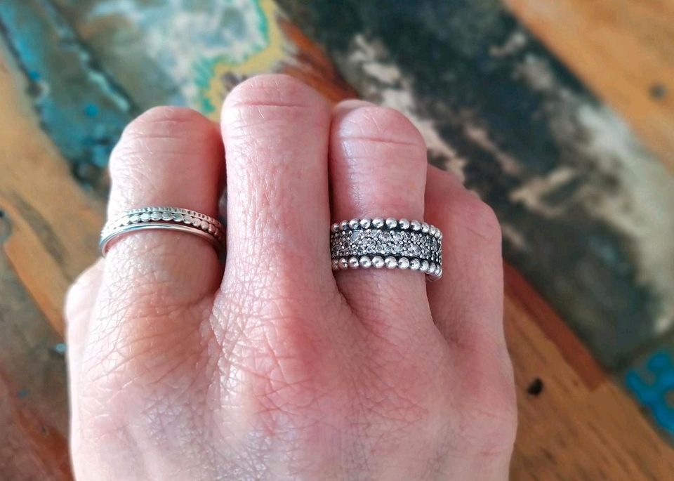 Pandora Ring Silber Zirkonia Pave me in Leipzig