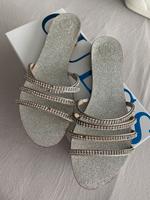 GUESS Sandalen, Silber, Größe 37 Baden-Württemberg - Oberderdingen Vorschau