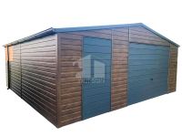 Blechgarage 6x6m PVC Kippfenster Dachrinnen Holzoptik  GP119 Sachsen - Görlitz Vorschau