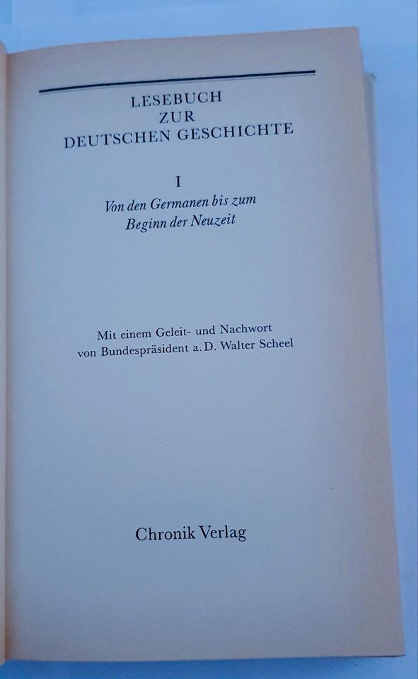 Lesebuch zur deutschen Geschichte 1 in Pöttmes