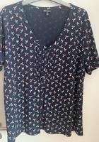 Shirt A-Linie, ULLA POPKEN, schwarz, Gr. 50/52 Nordrhein-Westfalen - Wegberg Vorschau