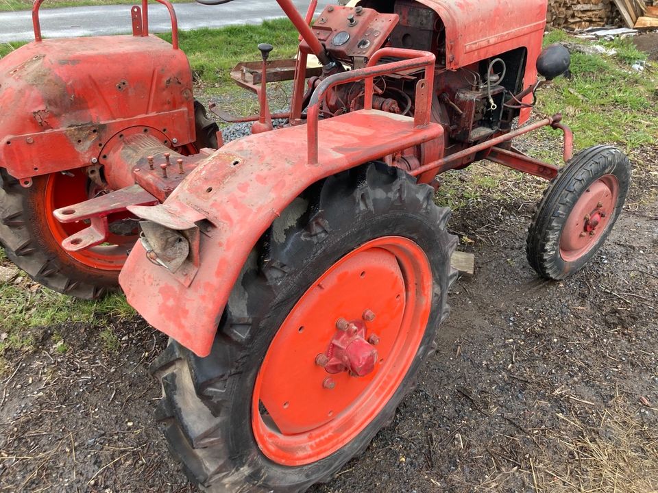 Schlachte Fahr D15 Motor Getriebe Traktor Oldtimer Scheunenfund in Hillesheim (Eifel)