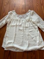 EDC Esprit Weiß beige Bluse Doppellagig Spitze süß 36 S Schleswig-Holstein - Eckernförde Vorschau