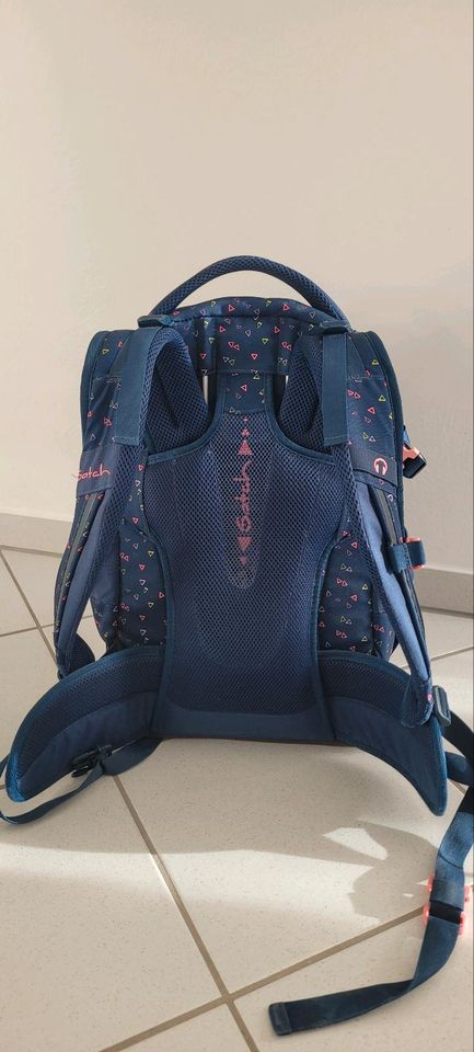 Satch Schulrucksack inkl. Turnbeutel u. Mäppchen dunkelblau in Montabaur