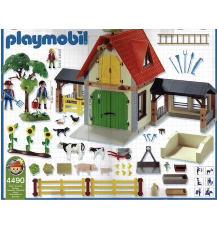 Playmobil großer Bauernhof 4490 + viel Extra in Bedburg-Hau