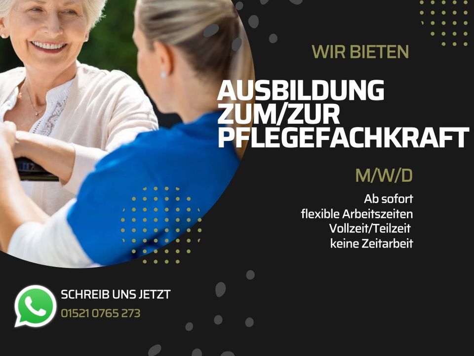 Ausbildung zum/zur Pflegefachkraft (m/w/d) in Schönefeld