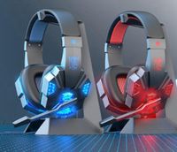 Gaming Kopfhörer Headset mit Mikrofon in Rot und Blau erhältlich Nordrhein-Westfalen - Paderborn Vorschau