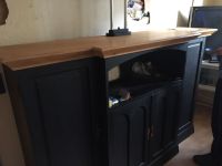 Sideboard massiv Holz , Kolonialstil , Schwarz Kommode Nordrhein-Westfalen - Gummersbach Vorschau