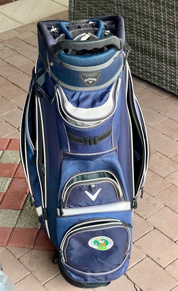 Komplettset Callaway Apex Forged CF16 4-PW, Driver Bag & Trolley in Naumburg 