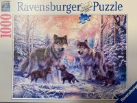 Ravensburger Puzzle - Wolfsrudel - 1000 Teile (1 Fehlteil) Hessen - Babenhausen Vorschau