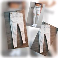Damen Sommer Skinny Jeanshose Denim Weiß Gr.XS/S Marke Janina Nordrhein-Westfalen - Krefeld Vorschau