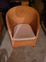 Stuhl Rattan  Bast alt Vintage Rarität Kunst Wohnzimmer Sammler Nordrhein-Westfalen - Kaarst Vorschau