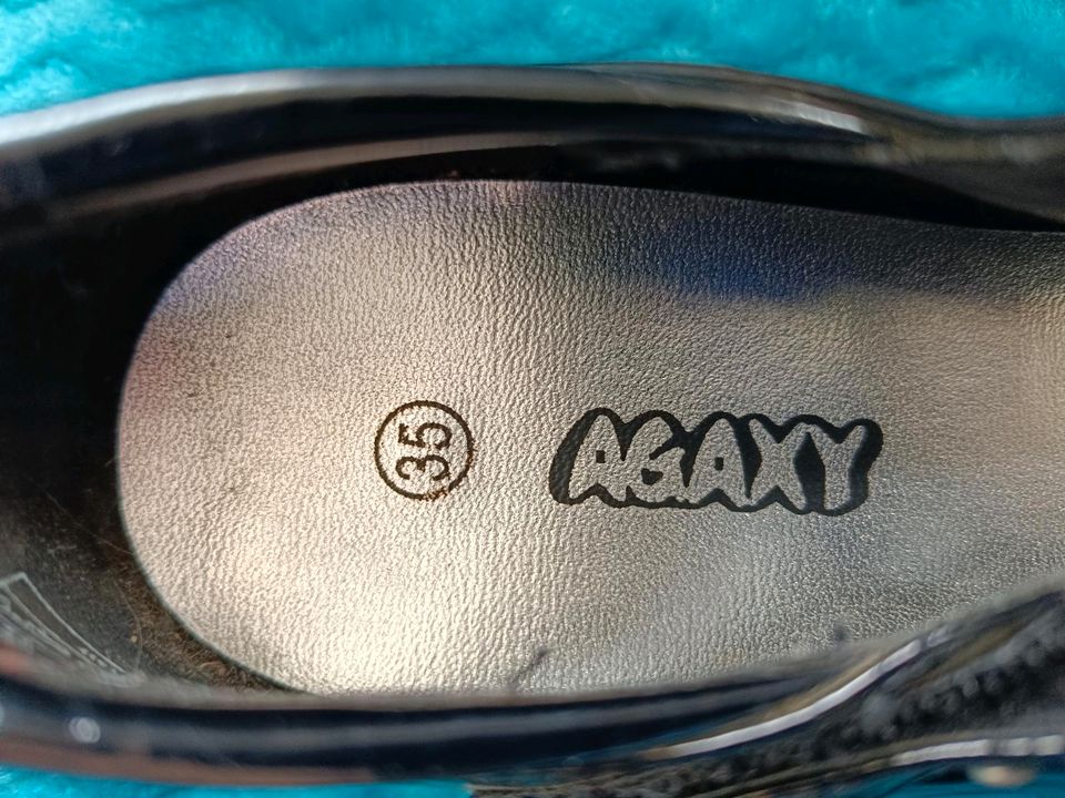 Agaxy Lackschuhe Gr.35 in Murg