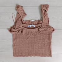 zara top 36 basic new musselin Rüschen Nordrhein-Westfalen - Bergheim Vorschau