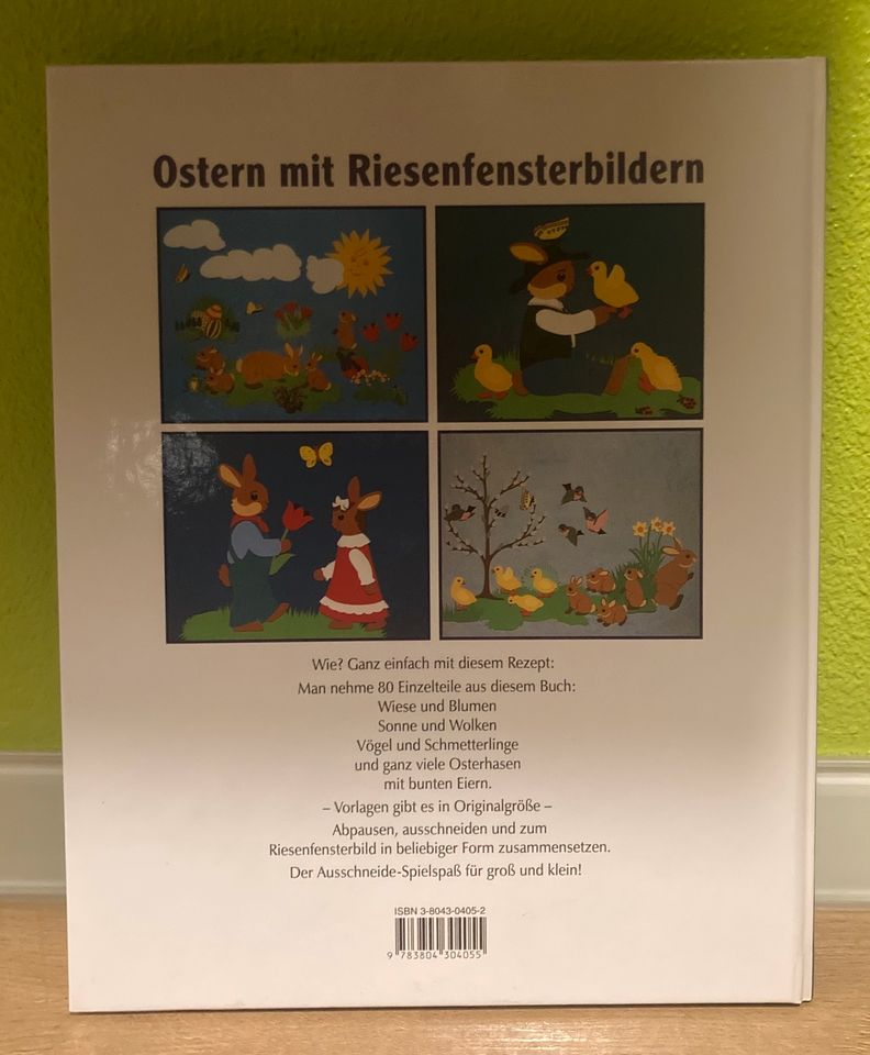 Bastelbuch fensterbilder Hardcover Ostern Papier basteln in Bedburg-Hau