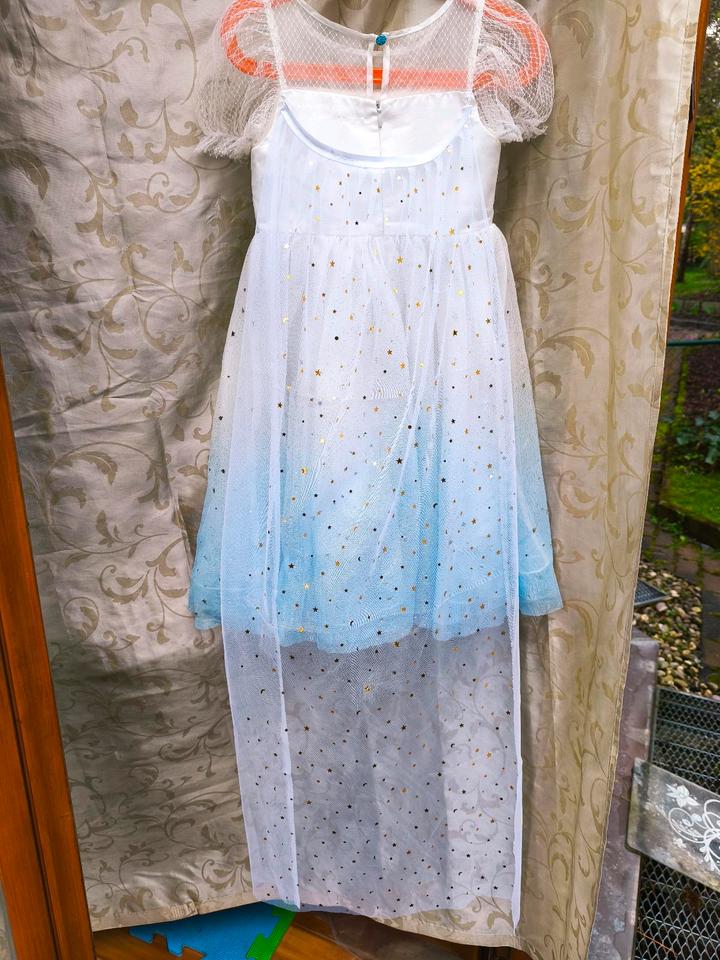 Prinzessin Elsa Tüll Kleid mit Abnehmbarer Schleppe 104, 110 in München