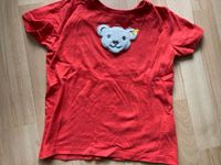 ❤️ Steiff Shirt mit Quietsche Gr 116 rot Pankow - Weissensee Vorschau