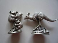 2 Zinn Figuren Australien Koala und Känguru - OZ Pewter Original Sachsen - Grumbach Vorschau