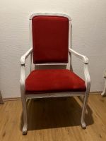 6 Esszimmer Stühle Vintage Shabby Chic Style Stühle Weiß Rot Wuppertal - Elberfeld Vorschau