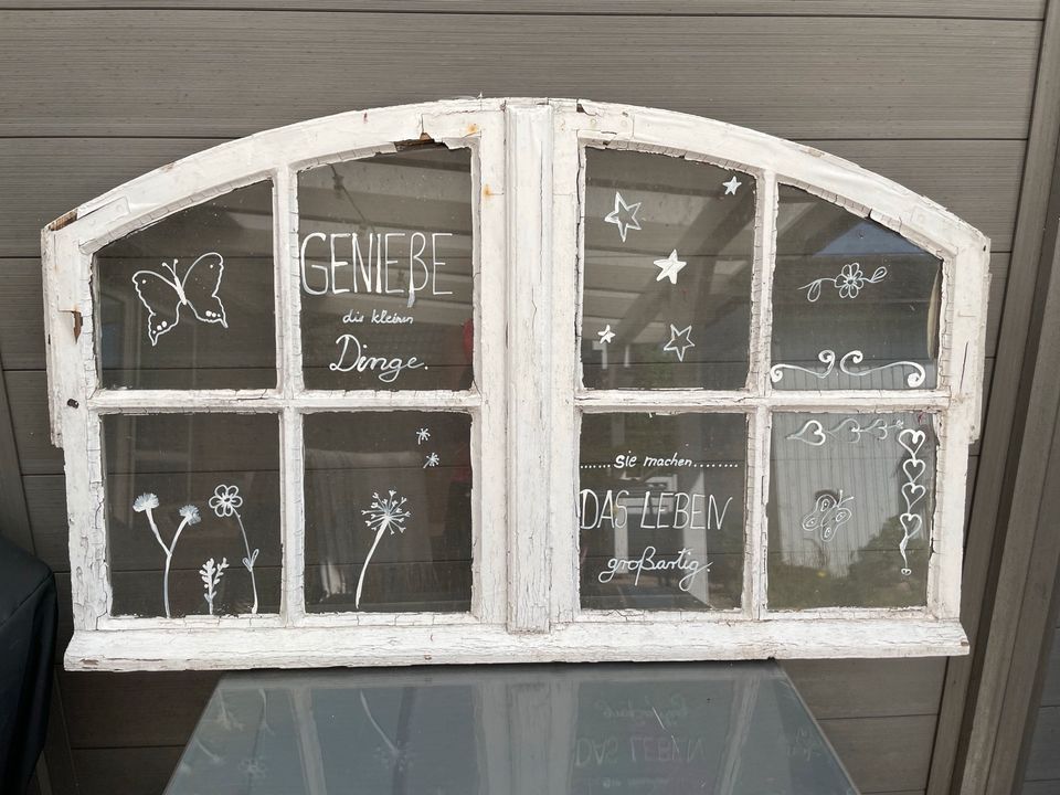 Antik Stallfenster Deko Fenster Holzfenster Sprossenfenster Vinta in Brande-Hörnerkirchen