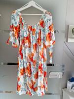 Damen Kleid Tredy Gr. 5 türkis rot Orange neu Nordrhein-Westfalen - Erftstadt Vorschau