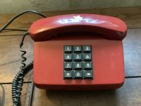 Tastentelefon 80er Vintage rot Nordrhein-Westfalen - Enger Vorschau