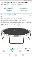 Sprungtuch Trampolin 305 cm Durchmesser Brandenburg - Werder (Havel) Vorschau