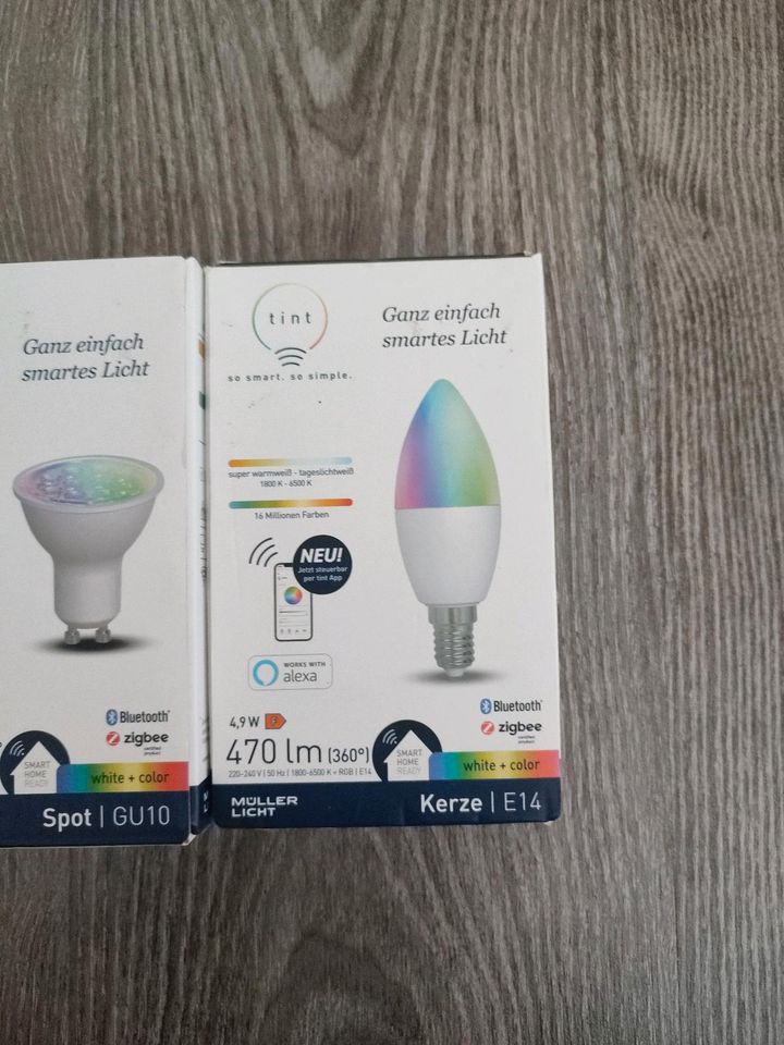 Smart Home Lampen GU 10 , E14 neu in Telgte