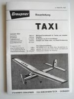 Graupner Bauanleitung  "TAXI" Bayern - Aschaffenburg Vorschau