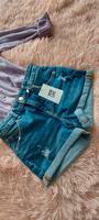 Neu Jeans Shorts Hose  Bershka gr.34 Hessen - Wolfhagen  Vorschau