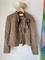 Velourlederjacke von VILA, taupe, Gr. S Bayern - Amberg b. Buchloe Vorschau