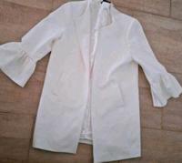 zara women XL Blazer Jacke Mantel weiß Trompetenärmel Bayern - Zeilarn Vorschau