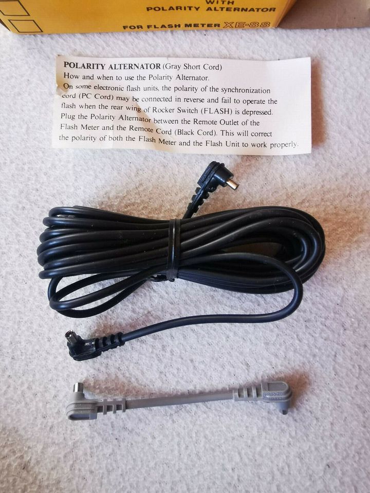 Shepherd Remote Cord with Polarity Alternator for Flash Meter XE in Mietingen