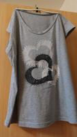 Damen T-Shirt Emery Rose Grau/ Herz Muster Größe L Kurz Arm Leipzig - Grünau-Ost Vorschau