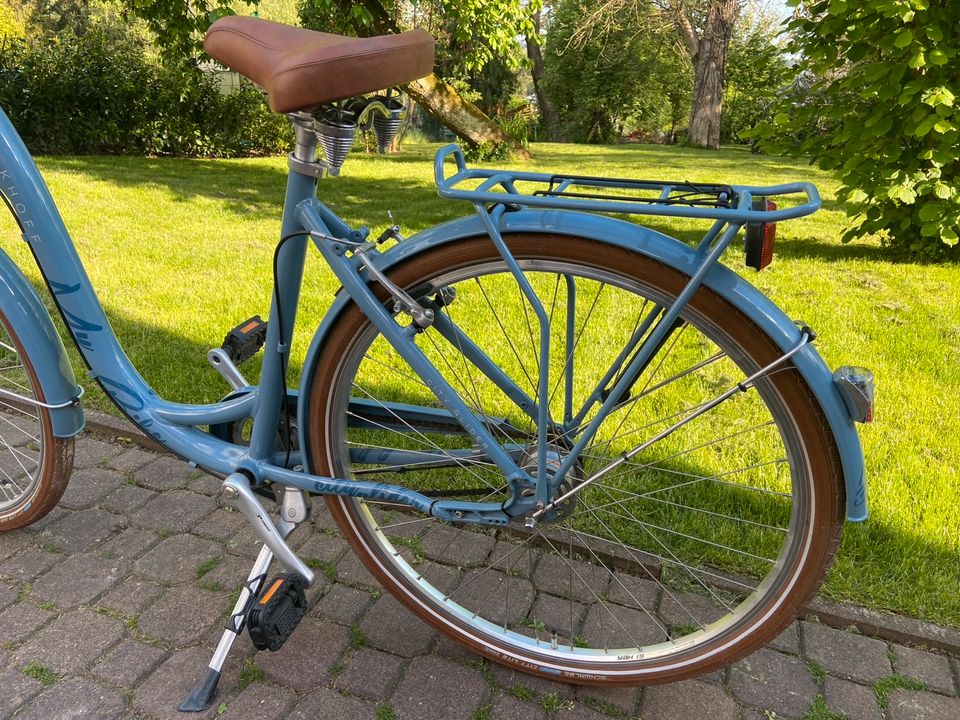 Fahrrad Kalkhoff City Glider 28 Zoll - blau mit Korb in Aschaffenburg