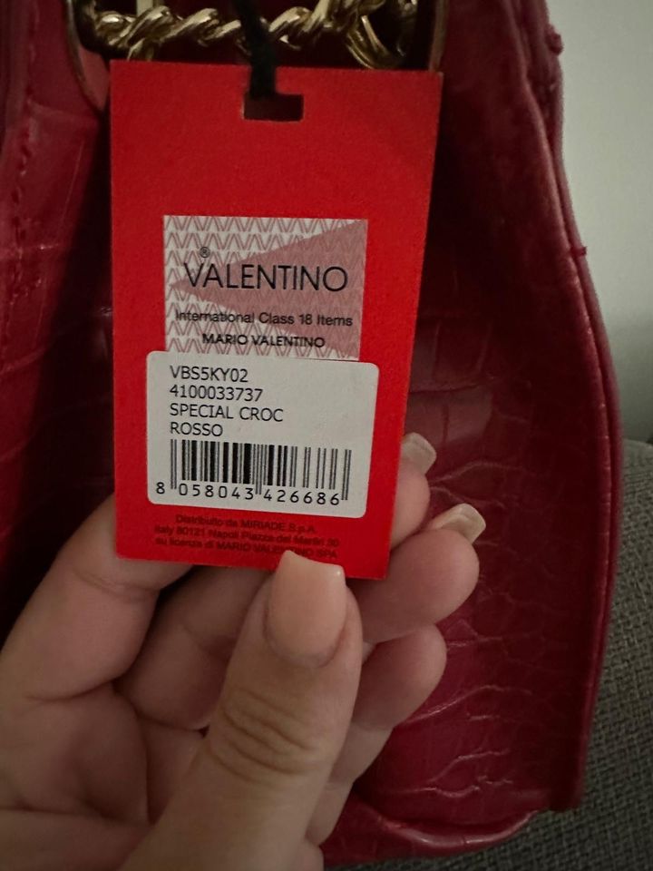 Valentino Handtasche Special Croc Rosso in Duisburg