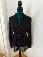 Schwarze durchsichtige Bluse mit Punkten, XL Dresden - Innere Altstadt Vorschau