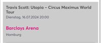 Travis Scott: Utopia – Circus Maximus World Tour in Hamburg Sitz Niedersachsen - Delmenhorst Vorschau