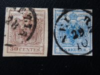 Briefmarke 30 centes und 9 Kreuzer Venetien um 1850 Bayern - Alzenau Vorschau