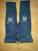 Jeans Hose mit Strass und Perlen gr.36 /38 Nordrhein-Westfalen - Monheim am Rhein Vorschau