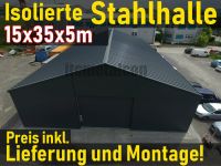 15x35x5m Isolierte Stahlhalle - Produktionshalle Werkstatt NEU! Innenstadt - Köln Altstadt Vorschau