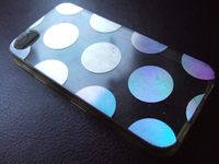 Apple iPhone 5S Handy-Hülle Punkte silber flex soft-Cover Dots Nordrhein-Westfalen - Gelsenkirchen Vorschau