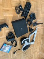 PS4 Pro mit PSVR viel Zubehör und spiel München - Allach-Untermenzing Vorschau