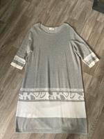 Kleid — grau/ weiß — leichter Sommerstrick — Gr. 48/50 Nordrhein-Westfalen - Bottrop Vorschau