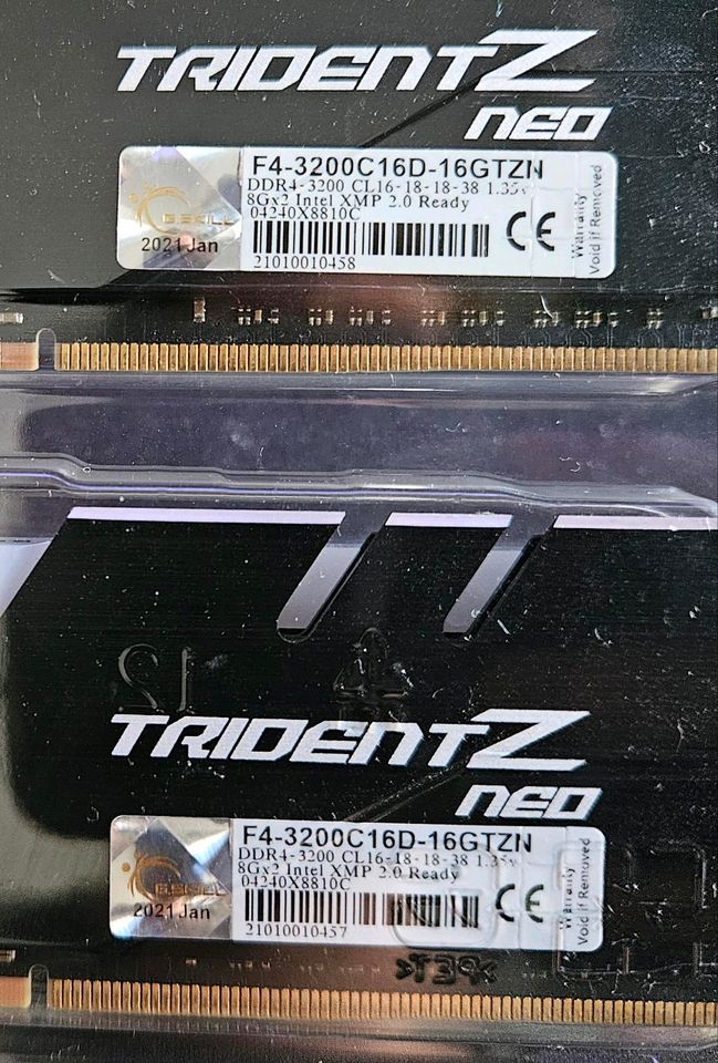 G.Skill TridentZ Neo DDR4 2×8GB 3200MHz (F4-3200C16D-16GTZN) in Bremen